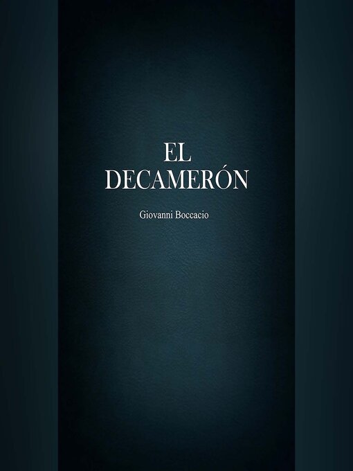 Title details for El Decamerón by Giovanni Boccacio - Available
